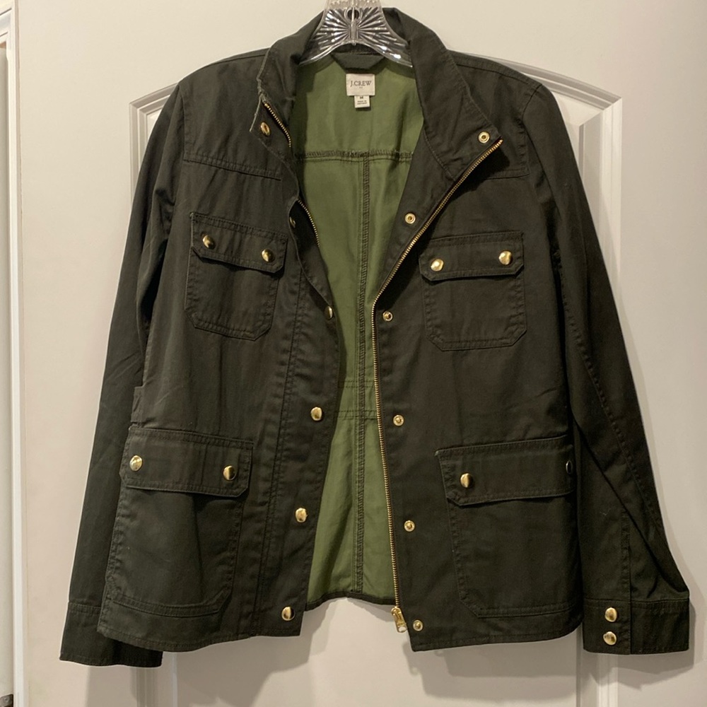 Army Green J. Crew Jacket